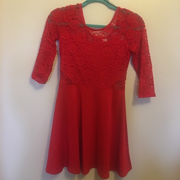 H&M Divided Dress Red - Picture 2 of 4